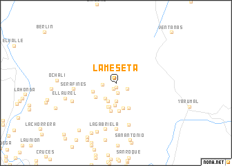 map of La Meseta
