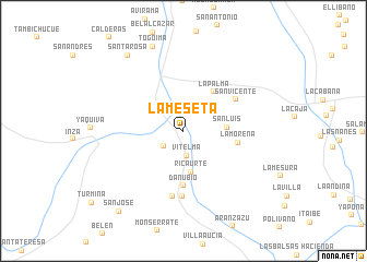 map of La Meseta