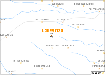 map of La Mestiza