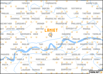 map of La Miệt