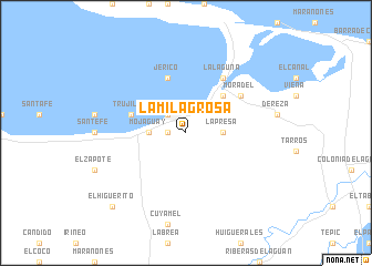 map of La Milagrosa