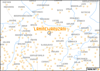 map of Laminci Jaružani