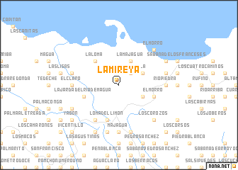 map of La Mireya
