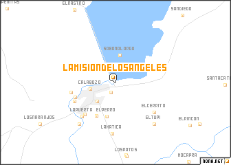 map of La Misión de Los Ángeles