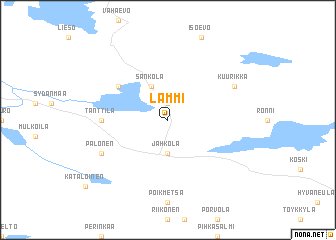 map of Lammi