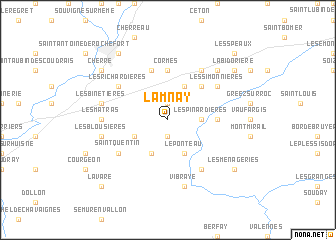 map of Lamnay