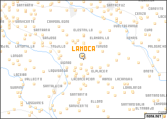 map of La Moca