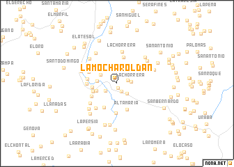 map of La Mocha Roldán