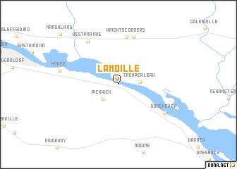 map of Lamoille