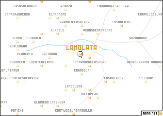 map of La Molata