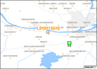 map of La Montagne