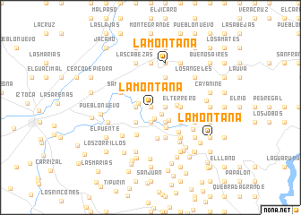 map of La Montaña