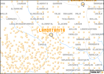 map of La Montañita