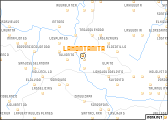 map of La Montañita