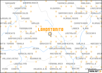 map of La Montañita