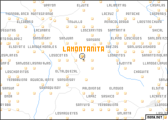 map of La Montañita