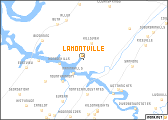 map of Lamontville
