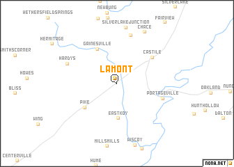 map of Lamont