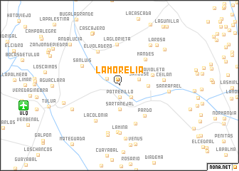 map of La Morelia