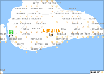 map of Lamotte