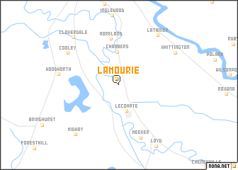 map of Lamourie