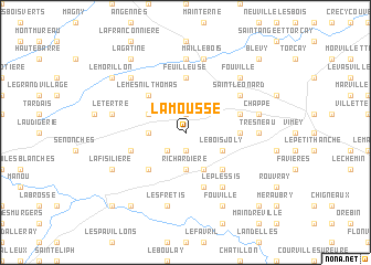 map of La Mousse