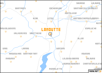 map of La Moutte