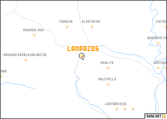 Mina Lampazos, Sonora, Mexico - Satellite View and