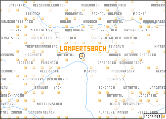 map of Lampertsbach