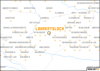 map of Lampertsloch