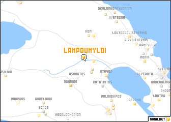 map of Lámpou Mýloi