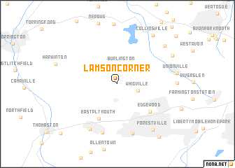 map of Lamson Corner