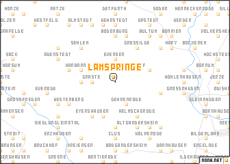 map of Lamspringe