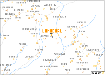 map of La Muchal