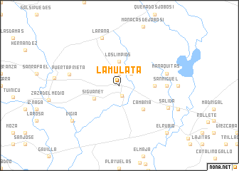 map of La Mulata