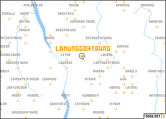 map of Lamung-gahtawng