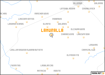 map of La Muralla