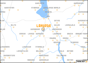 map of Lamurde