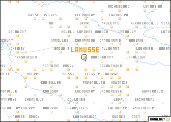 map of La Musse