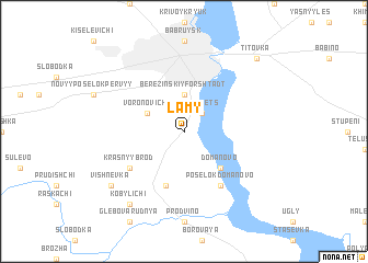 map of Lamy