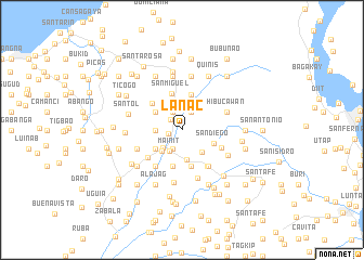 map of Lanac