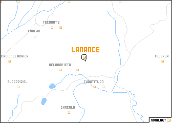 map of La Nance