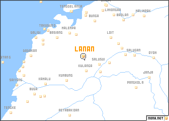 map of Lanan