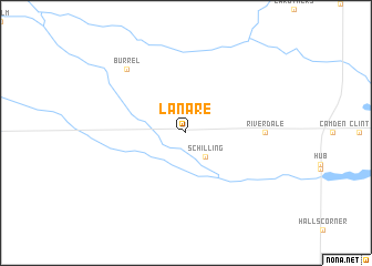 map of Lanare