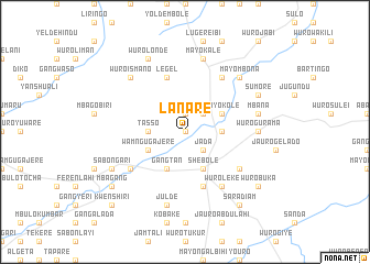 map of Lanare