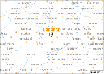 map of La Narse