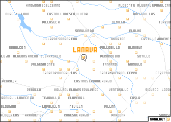 map of La Nava