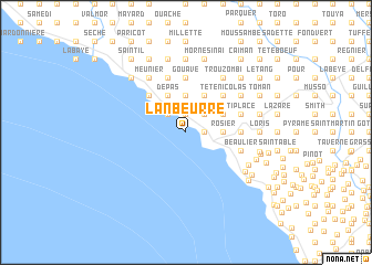 map of Lan Beurre