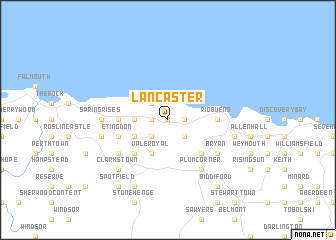 map of Lancaster