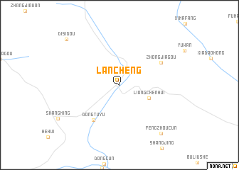 map of Lancheng